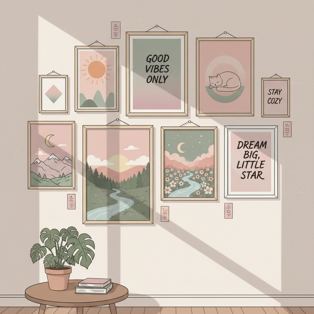 chill posters & wall art
