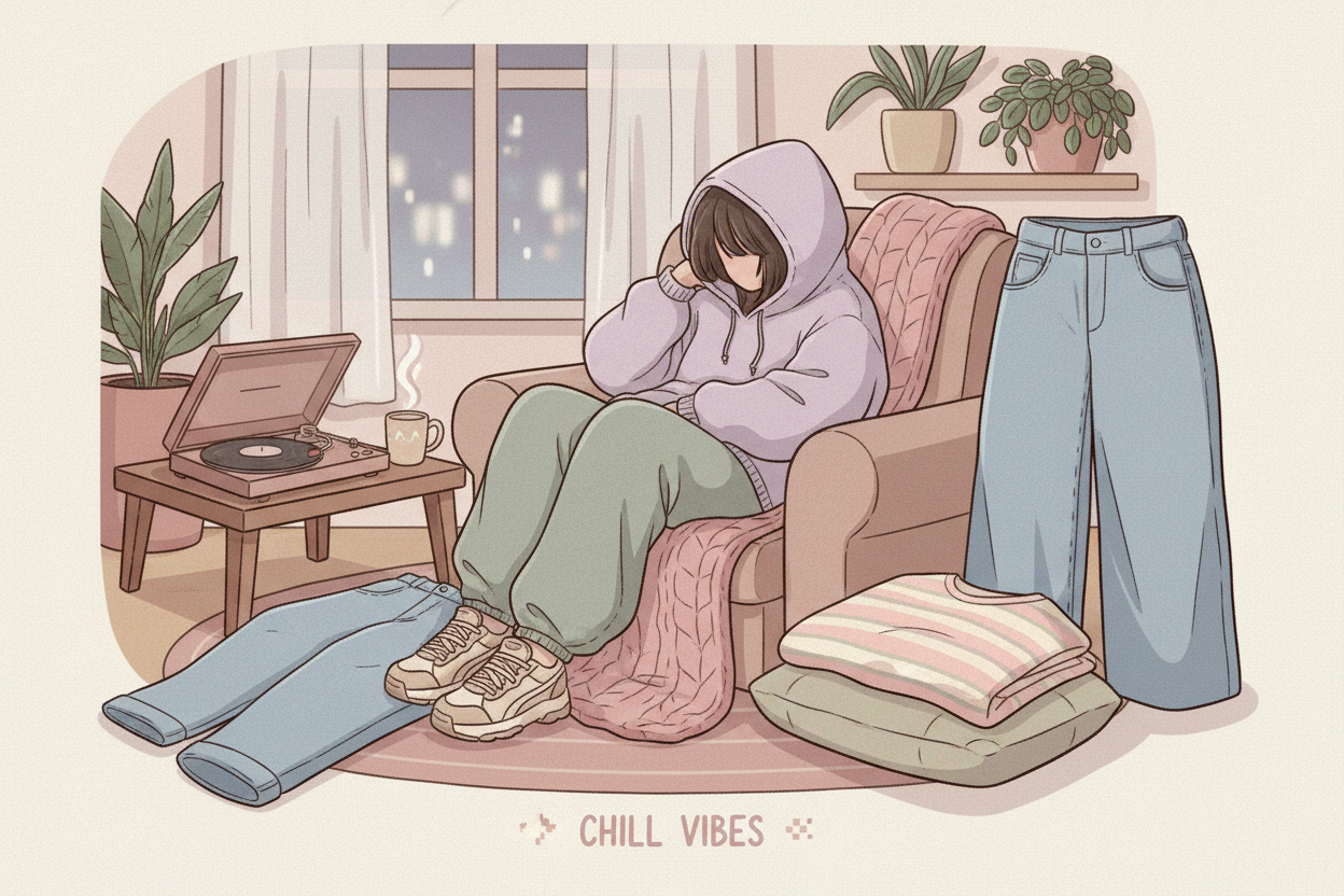 Lofi art baggy clothing